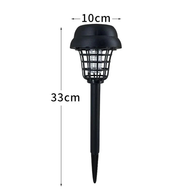 1/2/4pcs Solar Bug Zapper Waterproof Mosquito Zapper, Lighting Mosquito Repellent Lamp for Indoor Outdoor Use Garden Patio